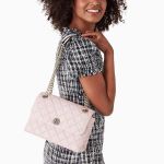 Túi Đeo Vai Kate Spade Natalia Flap Shoulder Bag Màu Hồng Nude