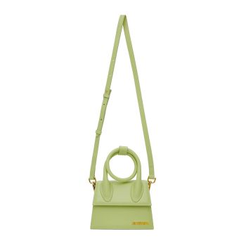 Túi Xách Tay Jacquemus La Montagne 'Le Chiquito Noeud' 221553F046019 Màu Xanh Bơ Size 18