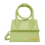 Túi Xách Tay Jacquemus La Montagne 'Le Chiquito Noeud' 221553F046019 Màu Xanh Bơ Size 18