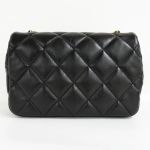 Túi Đeo Chéo Chanel Mini Flap Bag Lambskin Black Gold Hardware AS3473 Matelasse Chain Shoulder Màu Đen