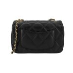 Túi Đeo Chéo Chanel Heart Charms Mini Flap Bag In Black Lambskin Màu Đen