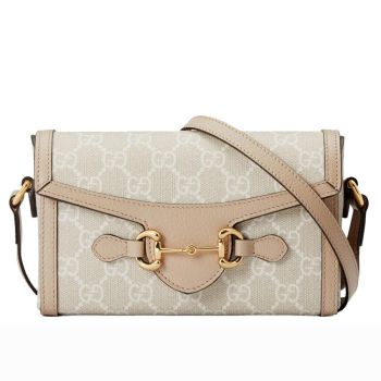 Túi Đeo Chéo Gucci Horsebit 1955 Mini Bag Màu Be