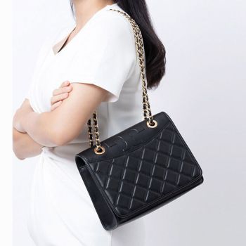 Túi Đeo Chéo Tory Burch Savannah Convertible Shoulder Bag Màu Đen