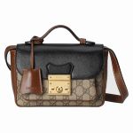 Túi Đeo Chéo Gucci Padlock Mini GG Supreme Canvas ‎658487-2ZGAG-9785 Màu Nâu Đen