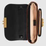 Túi Đeo Chéo Gucci Padlock Mini GG Supreme Canvas ‎658487-2ZGAG-9785 Màu Nâu Đen