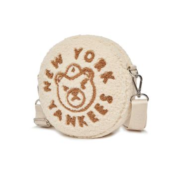 Túi Đeo Chéo Trẻ Em MLB Mega Bear New York Yankees 7ACRC0226-50BGL Màu Kem