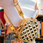 Balo Stretch Angels Waffle Panini Backpack Màu Vàng Gold