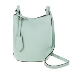 Túi Đeo Chéo Burberry Leather Crosssbody Bucket Bag Màu Xanh Mint