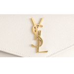 Túi Cầm Tay Nữ Yves Saint Laurent YSL Uptown Baby 565733 1GF0J 9207 Pouch Clutch Bag Màu Trắng