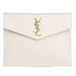 Túi Cầm Tay Nữ Yves Saint Laurent YSL Uptown Baby 565733 1GF0J 9207 Pouch Clutch Bag Màu Trắng