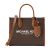 Túi Xách Michael Kors MK Mirella Top Zip Shopper Crossbody Small Mk Signature 35F2G7ZC5B200 Màu Nâu