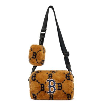 Túi Đeo Chéo MLB Dia Monogram Fur Cross Bag New York Yankees 3ACRM1026-43BGD Màu Nâu