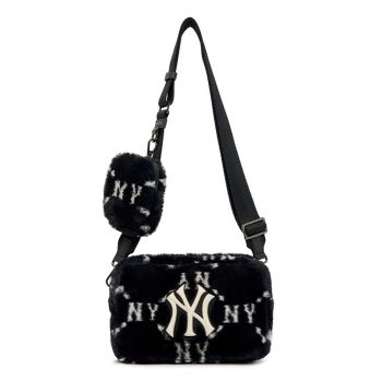 Túi Đeo Chéo MLB Dia Monogram Fur Cross Bag New York Yankees 3ACRM1026-50BKS Màu Đen