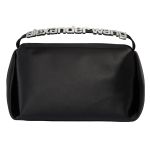 Túi Cầm Tay Alexander Wang Women's Marquess Micro Bag with Crystal Charms Black Màu Đen