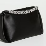 Túi Cầm Tay Alexander Wang Women's Marquess Micro Bag with Crystal Charms Black Màu Đen