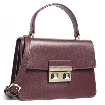 Túi Đeo Chéo Furla Bella Top Handle Mini Burgundy Màu Đỏ Tía