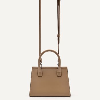Túi Đeo Chéo Nữ Pedro Brno Top Handle Bag Camel PW2-55060019 Màu Nâu