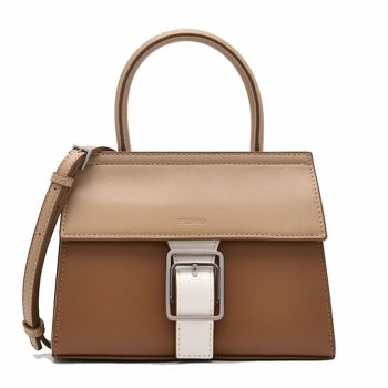 Túi Đeo Chéo Nữ Pedro Brno Top Handle Bag Camel PW2-55060019 Màu Nâu