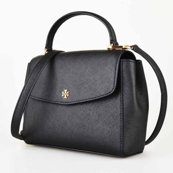 Túi Xách Tory Burch Emerson Gold Logo Crossbody Bag Màu Đen