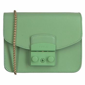 Túi Đeo Chéo Furla Metropolis Mini Crossbody Batl Xanh Giada
