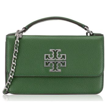Túi Đeo Chéo Tory Burch TB Britten Mini Top Handle Chain Bag Arugula Màu Xanh Green