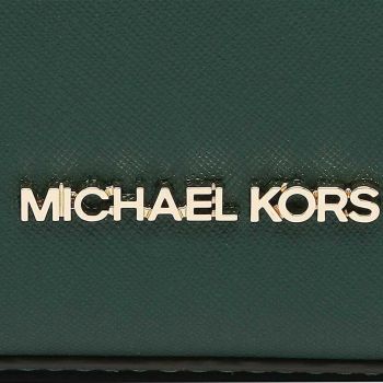 Túi Đeo Chéo Michael Kors MK Suri Large Tank Messenger Leather 35F0GU2M7T Màu Xanh Green Size 24