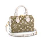 Túi Đeo Chéo Nữ Louis Vuitton LV Speedy Bandoulière 20 Kaki/Beige M46118 Màu Xanh Kaki