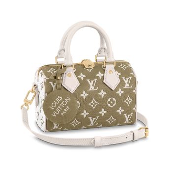 Túi Đeo Chéo Nữ Louis Vuitton LV Speedy Bandoulière 20 Kaki/Beige M46118 Màu Xanh Kaki