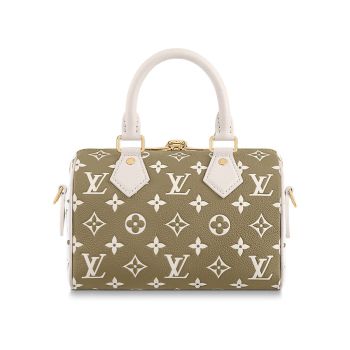 Túi Đeo Chéo Nữ Louis Vuitton LV Speedy Bandoulière 20 Kaki/Beige M46118 Màu Xanh Kaki