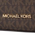 Túi Đeo Chéo Michael Kors MK Suri 35T0GU2C5B Powder Brush Pickpocket Signature Large Bucket Màu Nâu - Hồng Cam Size 22