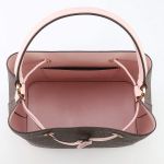 Túi Đeo Chéo Michael Kors MK Suri 35F0GU2M7B Powder Brush Pickpocket Signature Large Bucket Màu Nâu - Hồng Size 25