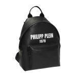 Balo Philipp Plein Men's Black PP1978 Elkskin Backpack F19A MBA0787 PLE053N 02 Màu Đen