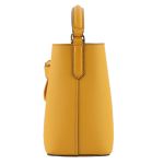 Túi Đeo Chéo Michael Kors MK Suri Small Saffiano Leather Bucket Crossbody Purse Bag Màu Vàng