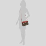 Túi Đeo Chéo Michael Kors MK Large Jet Set Item 35S1GTTC9B EW Chain Crossbody Bag In Brown Acorn Màu Nâu - Đỏ