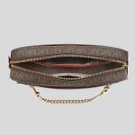 Túi Đeo Chéo Michael Kors MK Large Jet Set Item 35S1GTTC9B EW Chain Crossbody Bag In Brown Acorn Màu Nâu - Đỏ