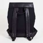 Balo Topman Canvas And Pu Rucksack In Black 2045420 Màu Đen