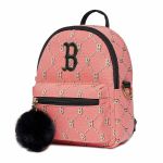 Balo Trẻ Em MLB Mini Diamond Monogram Jacquard Boston Red Sox 7ABKM032N-43COS Màu Hồng
