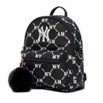 Balo Trẻ Em MLB Mini Diamond Monogram Jacquard New York Yankees 7ABKM032N-50BKS Màu Đen