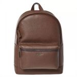 Balo Michael Kors MK Bryant Pebble-textured Leather Backpack In Mocha Màu Nâu