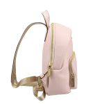 Balo Michael Kors MK Erin 35T0GERB5L Small Convertible Backpack Crossbody MK Leather In Powder Blush Màu Hồng