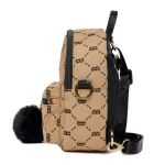 Balo Trẻ Em MLB Mini Monogram Jacquard Boston Redsox 7ABKM032N-43BGS Màu Nâu