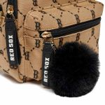 Balo Trẻ Em MLB Mini Monogram Jacquard Boston Redsox 7ABKM032N-43BGS Màu Nâu