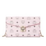 Túi Đeo Chéo MCM Tracy Continental Crossbody Wallet In Visetos MYLAAPA07QH001 Màu Hồng