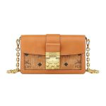 Túi Đeo Chéo MCM Tracy Crossbody In Visetos Leather Block MWRBAWO02CO001 Màu Nâu