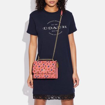 Túi Đeo Chéo Coach Klare Crossbody With Mini Vintage Rose Print Màu Hồng