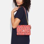 Túi Đeo Chéo Coach Klare Crossbody With Mini Vintage Rose Print Màu Hồng