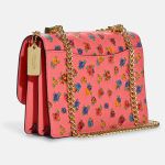 Túi Đeo Chéo Coach Klare Crossbody With Mini Vintage Rose Print Màu Hồng