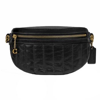 Túi Đeo Chéo Coach Chain BeltBag With Quilting C0851 Màu Đen