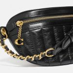 Túi Đeo Chéo Coach Chain BeltBag With Quilting C0851 Màu Đen