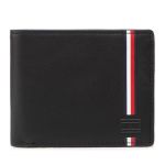 Ví Nam Tommy Hilfiger Small Credit Card Wallet AM0AM09398_NERO_BDS Màu Đen